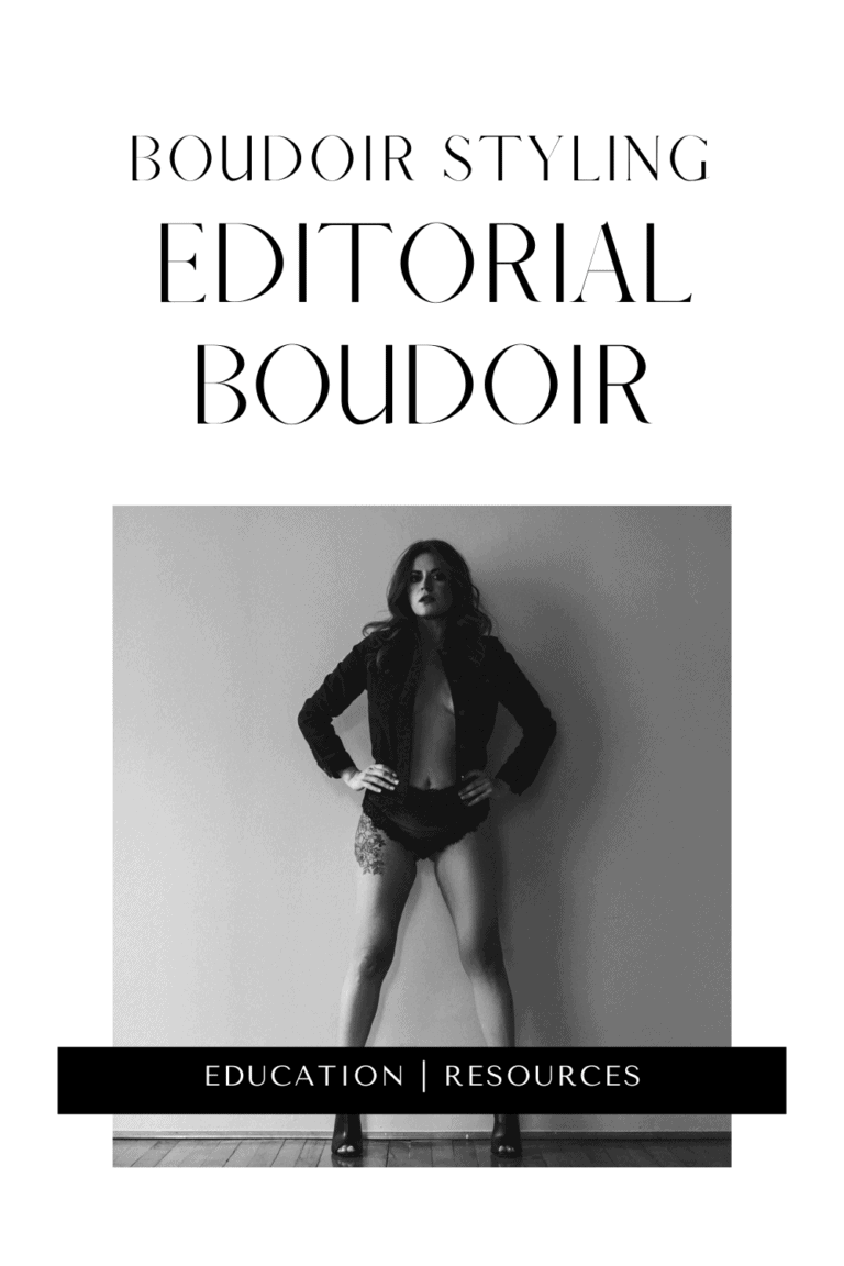 Styling For Boudoir: Editorial Boudoir