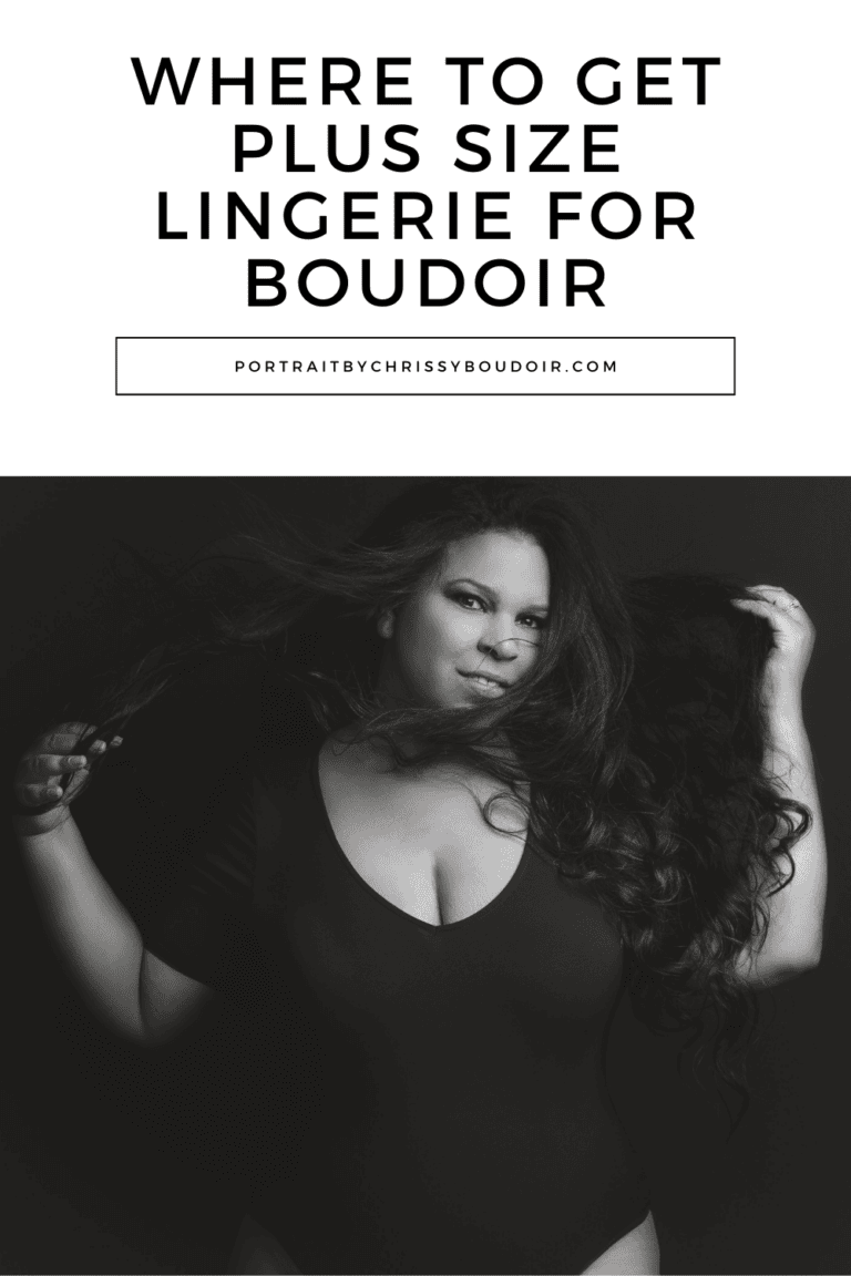 Where to Shop for Plus Size Lingerie for Your Boudoir Session