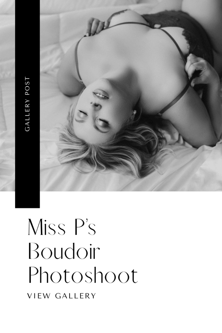 Miss P Boudoir Photoshoot: Houston Boudoir Studio