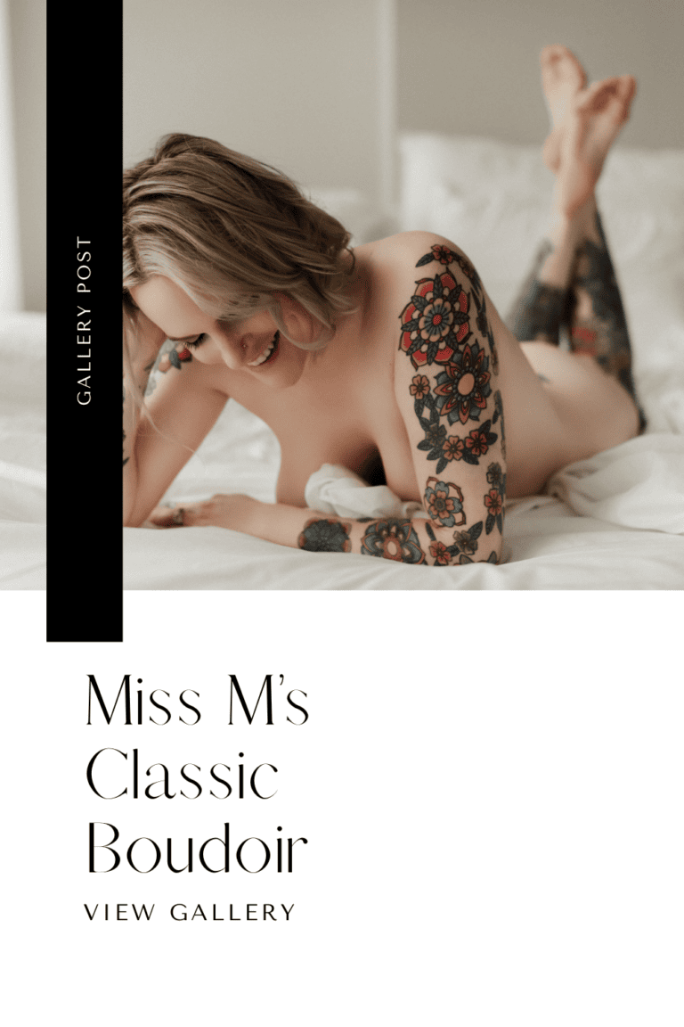 Miss M Classic Boudoir Photoshoot: Houston Boudoir Studio