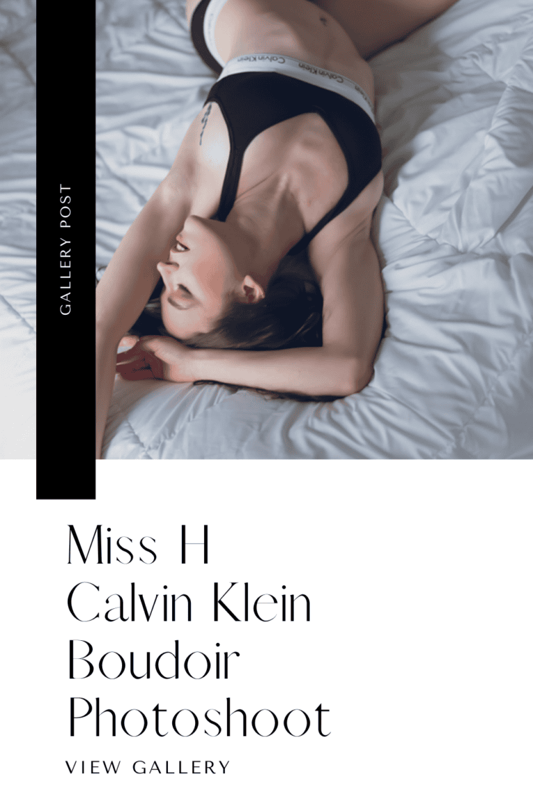 Miss H In Calvin Kleins: Houston Boudoir Studio