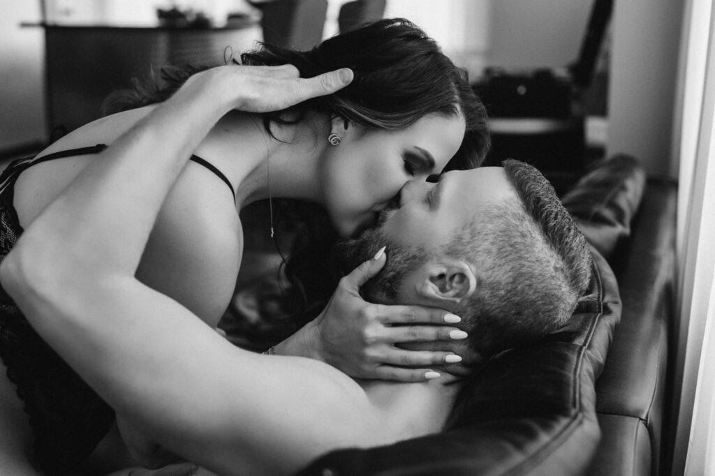 couples boudoir portrait houston texas