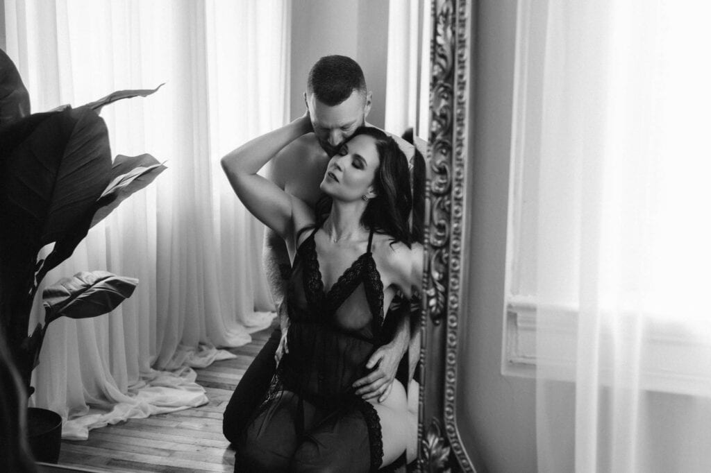 couples boudoir portrait houston texas