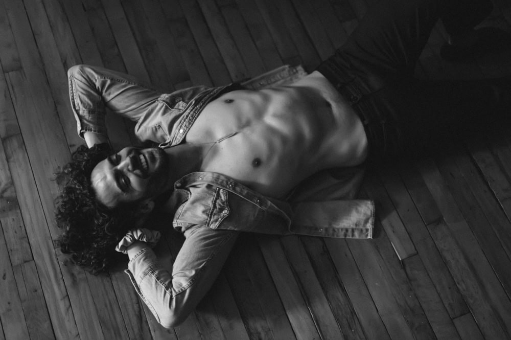 Mens Boudoir portrait by Chrissy Boudoir