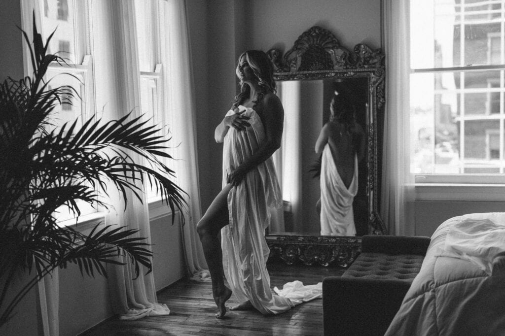Portrait by Chrissy Boudoir portrait